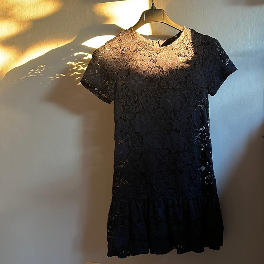 Navy blue floral dress🤩